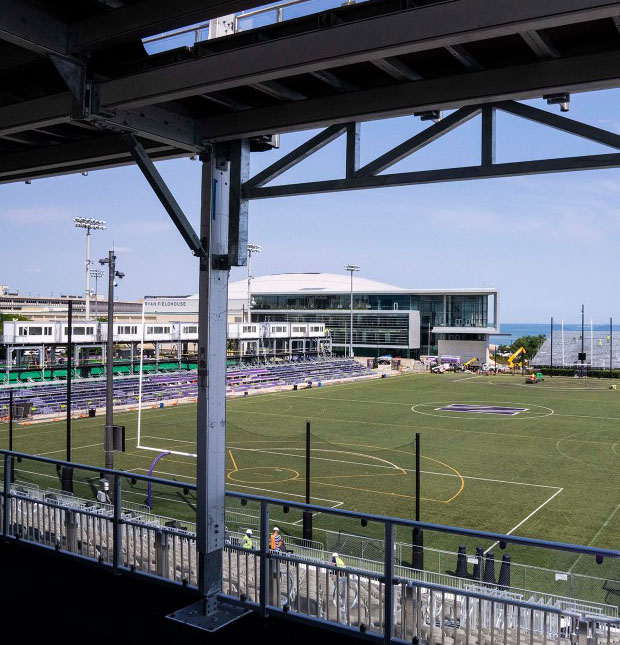 Photo of the Northwestern Medicine Field at Martin Stadium